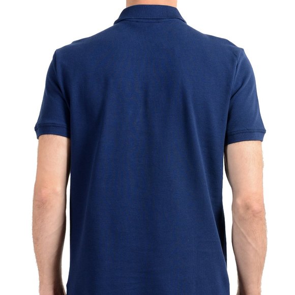 Versace Collection Men's Dark Blue Polo Shirt - Picture 3 of 7